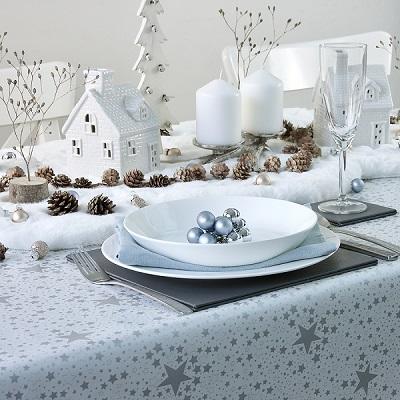 SNOWY ALPINE SCENE FOR CHRISTMAS